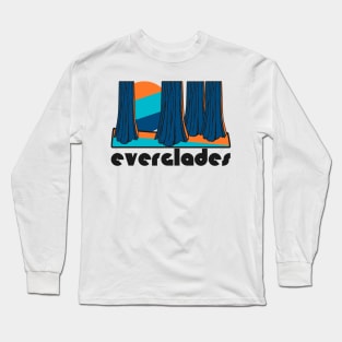 Retro Everglades ))(( Tourist Souvenir National Park Design Long Sleeve T-Shirt